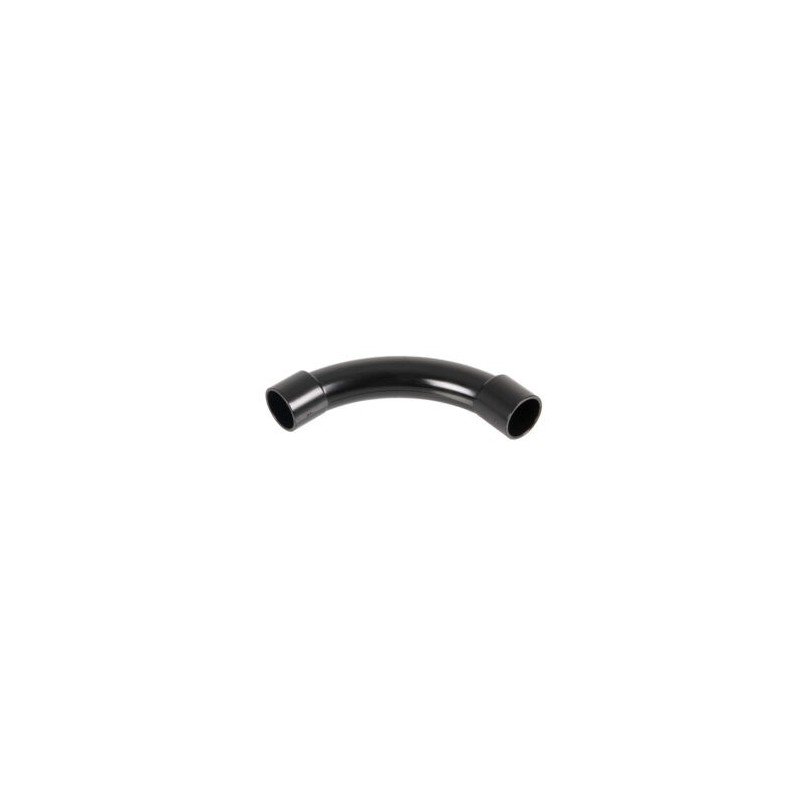 20 mm 90 degree PVCu Conduit Slip Bend Black