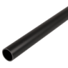 25 mm PVCu Round Conduit Light Gauge Black (3m Length)