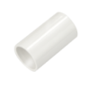 20 mm PVCu Conduit Straight Coupler White