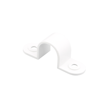 20 mm PVCu Conduit Strap Saddle White