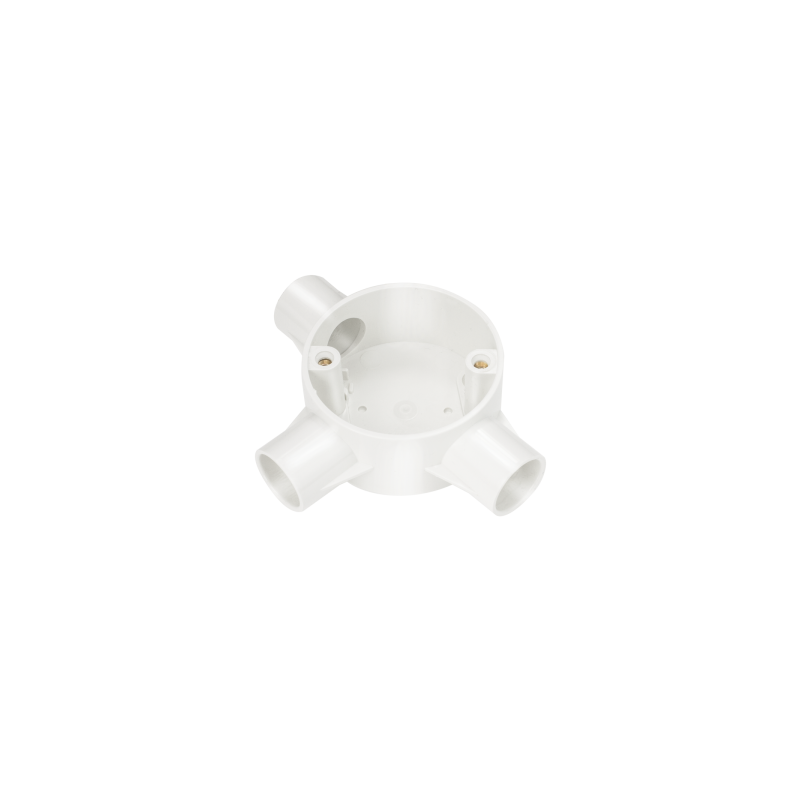 20 mm PVCu Conduit Tee Box White
