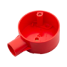 20 mm PVCu Conduit Terminal Box Red