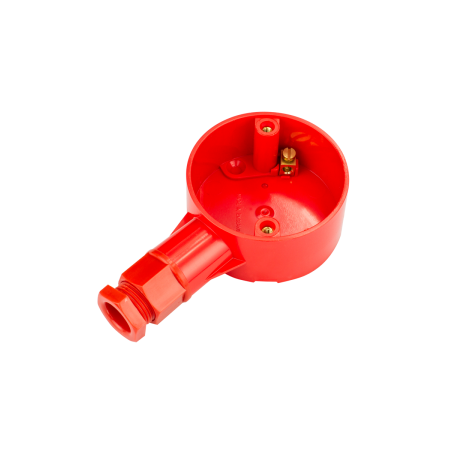 20 mm PVCu Conduit Terminal Box Red with Gland
