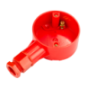 20 mm PVCu Conduit Terminal Box Red with Gland