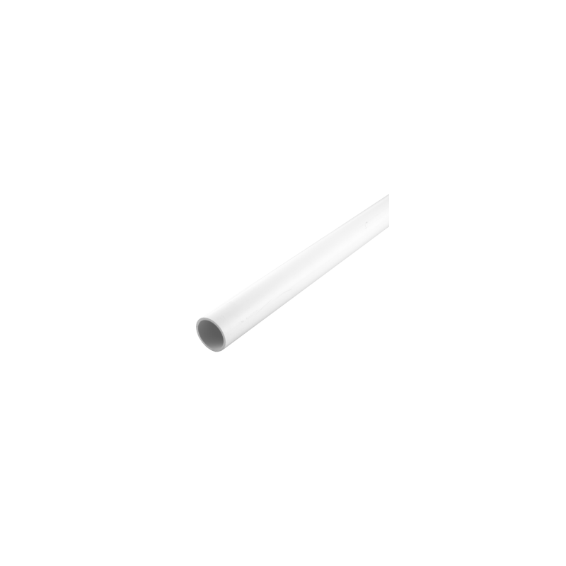 25 mm PVCu Round Conduit Heavy Gauge White (3m Length)