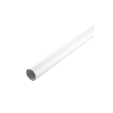25 mm PVCu Round Conduit Heavy Gauge White (3m Length)