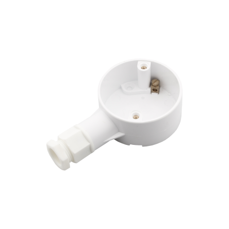 20 mm PVCu Conduit Terminal Box White with Gland