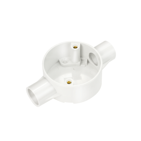 20 mm PVCu Conduit Through Box White
