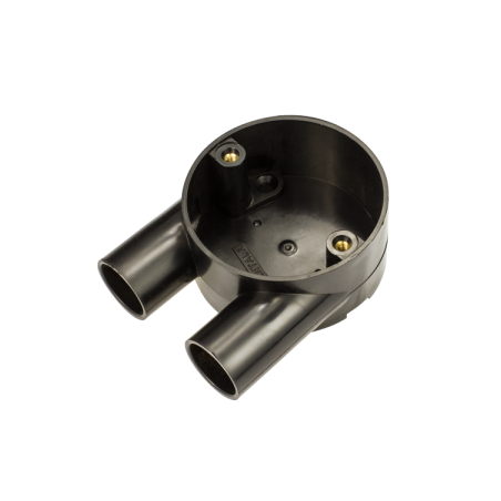 20 mm PVCu Conduit U Box Black