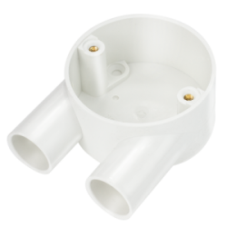 20 mm PVCu Conduit U Box White