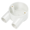 20 mm PVCu Conduit U Box White