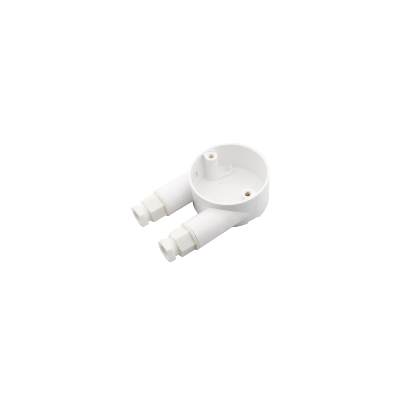 20 mm PVCu Conduit U Box White with Glands