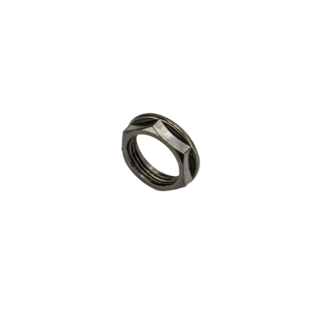 20 mm PVCu Locknut Black