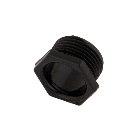 20 mm Screwed Male Bush Black
