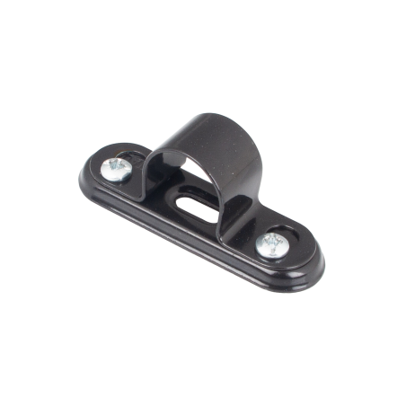 20 mm Steel Conduit Spacer Bar Saddle Black