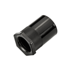 25 mm Female Adaptor with Male Bush Black