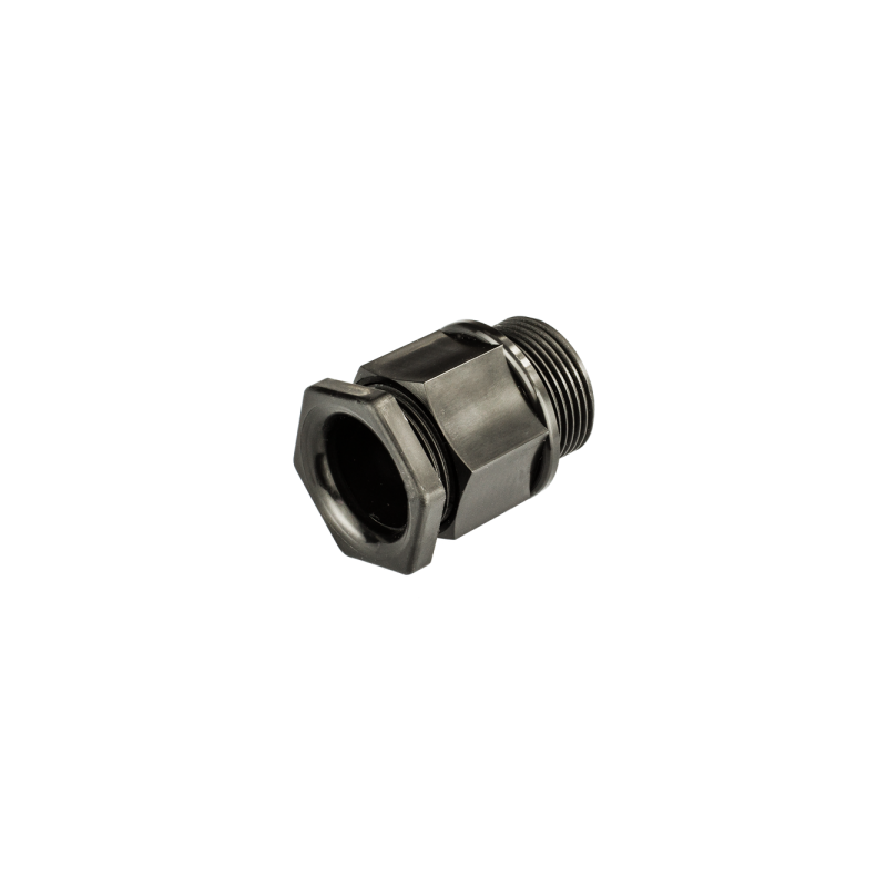 25 mm IP55 Nylon Compression Gland Large Black