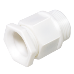 25 mm IP55 Nylon Compression Gland Large White
