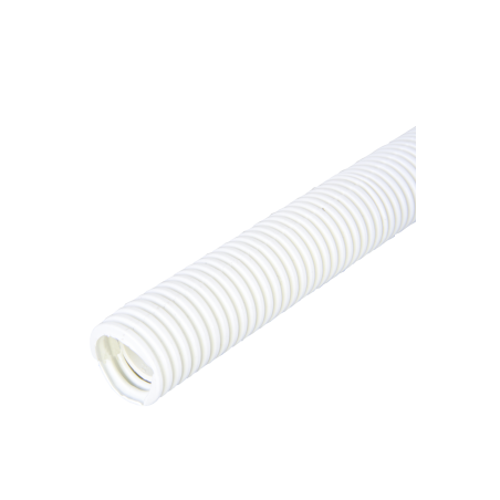 25 mm PVC Flexible Conduit White (50m Coil)
