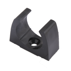 25 mm PVCu Conduit Clip Black