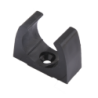 25 mm PVCu Conduit Clip Black