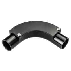 25 mm PVCu Conduit Inspection Bend Black
