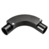 25 mm PVCu Conduit Inspection Bend Black