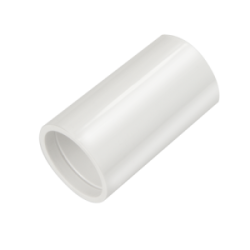 25 mm PVCu Conduit Straight Coupler White