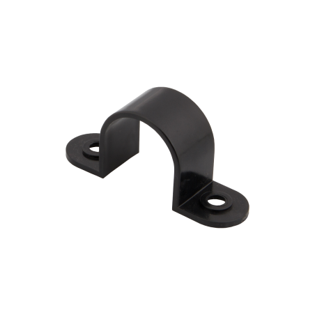 25 mm PVCu Conduit Strap Saddle Black