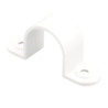 25 mm PVCu Conduit Strap Saddle White
