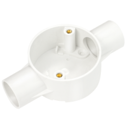 25 mm PVCu Conduit Through Box White