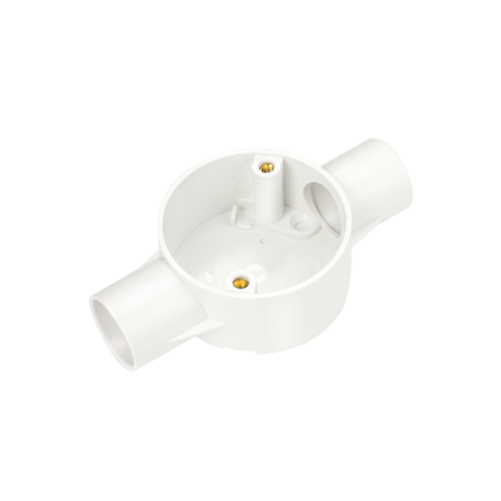25 mm PVCu Conduit Through Box White
