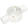 25 mm PVCu Conduit Through Box White