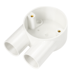 25 mm PVCu Conduit U Box White
