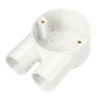 25 mm PVCu Conduit U Box White
