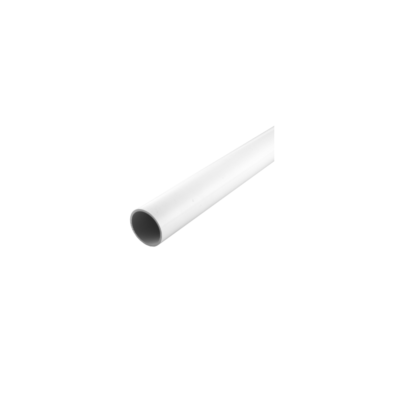 50 mm PVCu Round Conduit Heavy Gauge White (3m Length)
