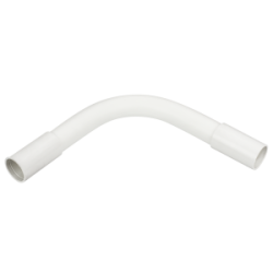 25 mm PVCu Heavy Gauge Normal Bend White
