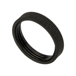 25 mm Screwed Lockring Black