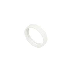 25 mm Screwed Lockring White