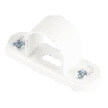 25 mm Steel Conduit Spacer Bar Saddle White