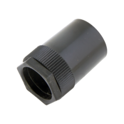 32 mm Female Adaptor with Male Bush Black