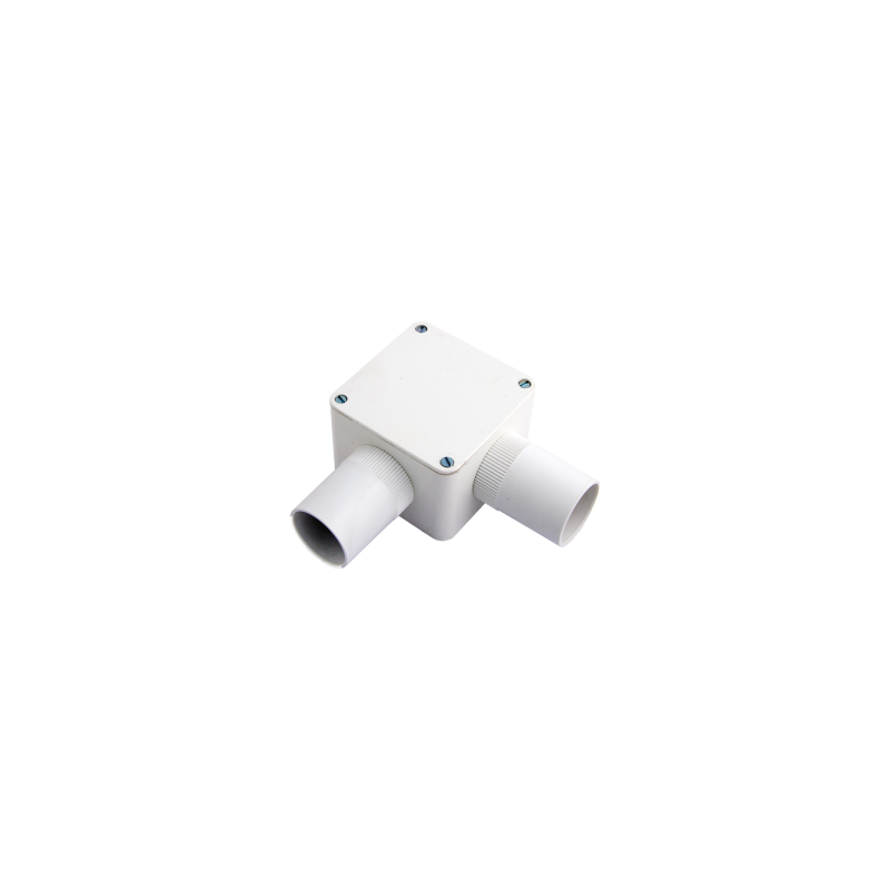 32 mm PVCu Conduit Angle Box White