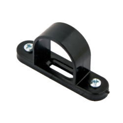 32 mm PVCu Conduit Spacer Bar Saddle Black