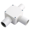 32 mm PVCu Conduit Tee Box White
