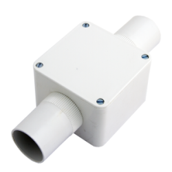 32 mm PVCu Conduit Through Box White