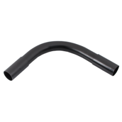 32 mm PVCu Heavy Gauge Normal Bend Black
