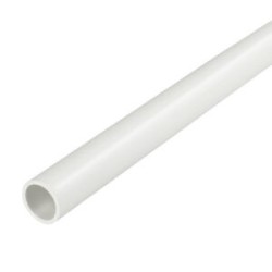 32 mm PVCu Round Conduit Heavy Gauge White (3m Length)