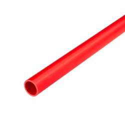 20 mm PVCu Round Conduit Heavy Gauge Red (3m Length)