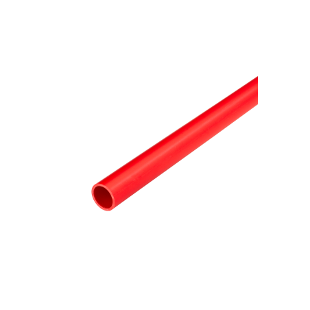 20 mm PVCu Round Conduit Heavy Gauge Red (3m Length)