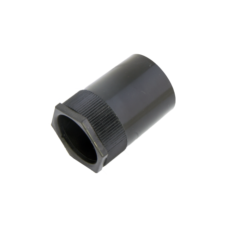 38 mm Female Adaptor with Male Bush Black